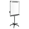 MasterVision® Magnetic Gold Ultra Dry-Erase Whiteboard Mobile Presentation Easel, 76", Steel Frame With Black Finish