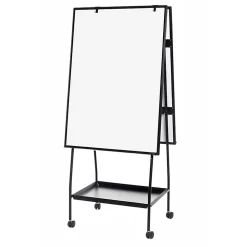 MasterVision® Magnetic Gold Ultra™ Adjustable Mobile Dry-Erase Whiteboard Easel, 65 12/16