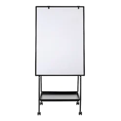 MasterVision® Magnetic Gold Ultra™ Adjustable Mobile Dry-Erase Whiteboard Easel, 65 12/16