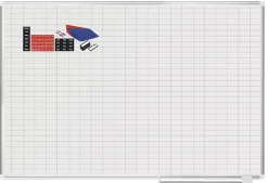 MasterVision® Magnetic Gold Ultra™ Dry-Erase Planning Whiteboard With Accessory Kit, 48” x 72”, Aluminum Frame With Silver Finish