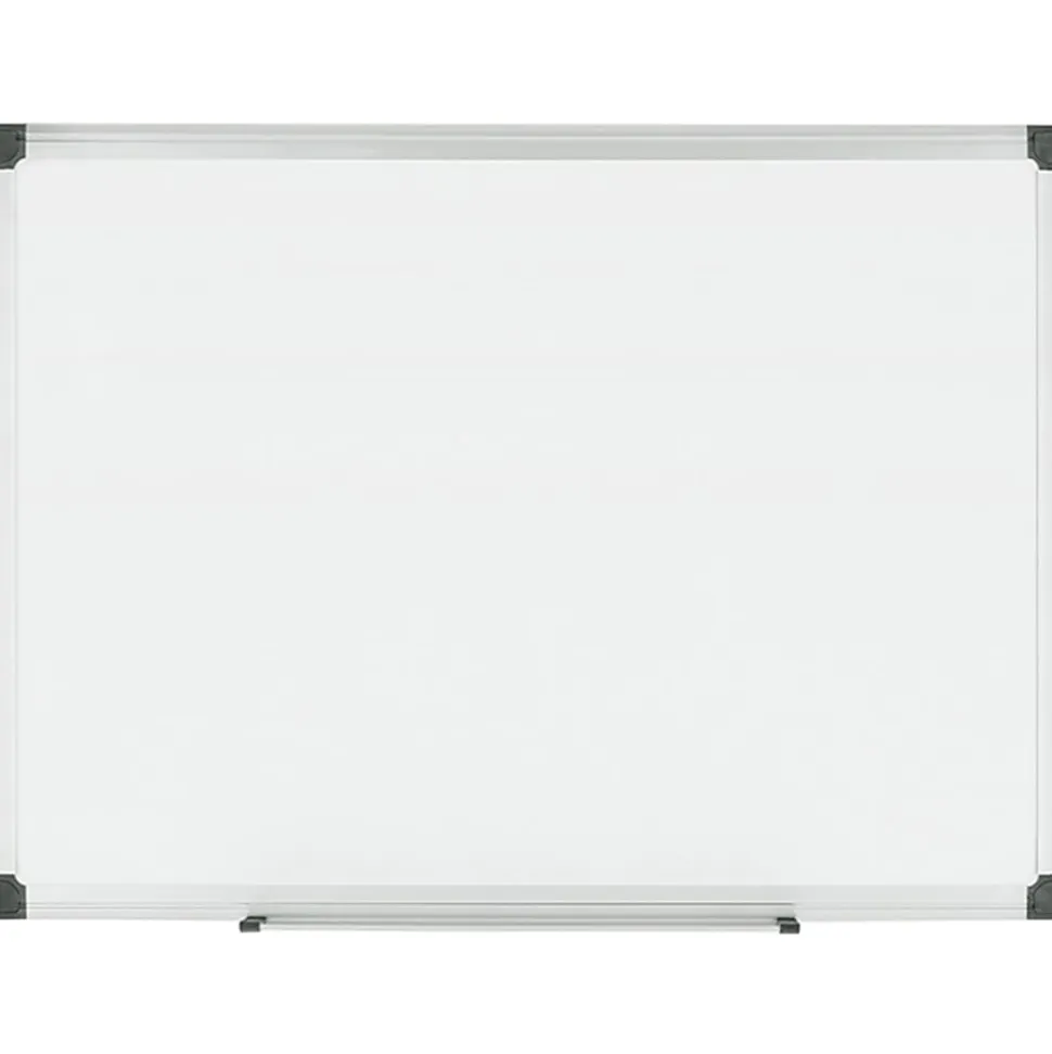 MasterVision® Maya Platinum Pure Magnetic Dry-Erase Whiteboard, 48" x 72", Aluminum Frame With Silver Finish
