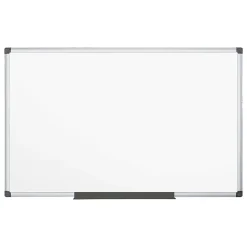 MasterVision® Maya Platinum Pure Magnetic Dry-Erase Whiteboard, 48