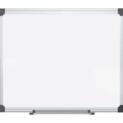 MasterVision® Maya Platinum Pure Magnetic Dry-Erase Whiteboard, 48
