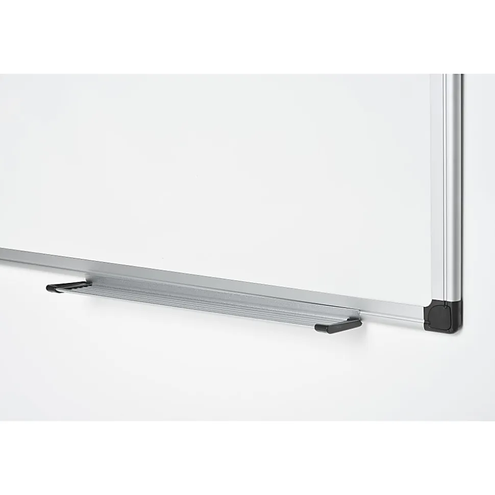 MasterVision® Maya Platinum Pure Magnetic Dry-Erase Whiteboard, 48" x 72", Aluminum Frame With Silver Finish