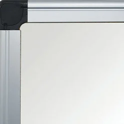 MasterVision® Maya Platinum Pure Magnetic Dry-Erase Whiteboard, 36" x 24", Aluminum Frame With Silver Finish