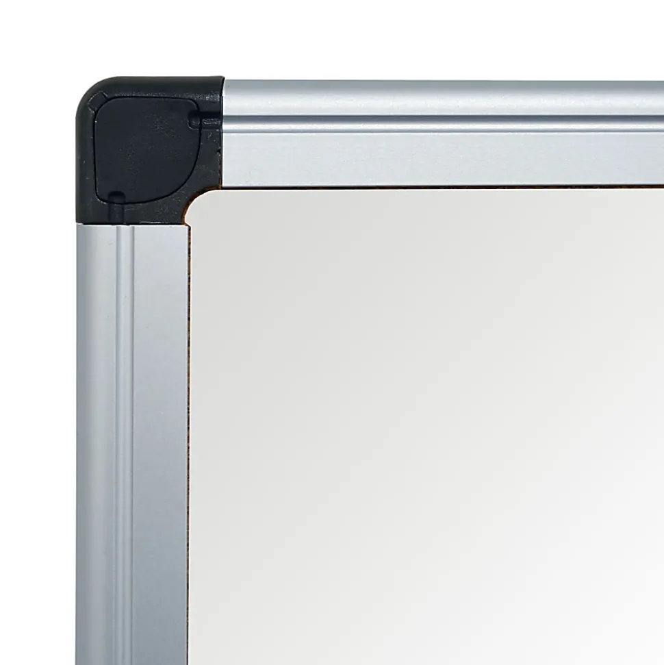 MasterVision® Maya Platinum Pure Magnetic Dry-Erase Whiteboard, 36" x 24", Aluminum Frame With Silver Finish
