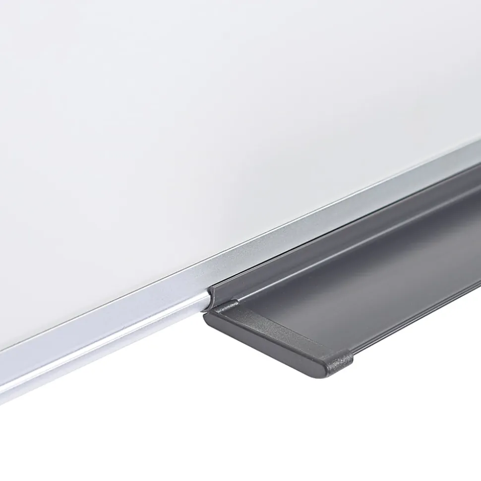 MasterVision® Maya Platinum Pure Magnetic Dry-Erase Whiteboard, 36" x 24", Aluminum Frame With Silver Finish