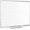 MasterVision® Planning Magnetic Dry-Erase Board With 1" Grid, Laquered Steel, 36" x 48", Aluminum Frame