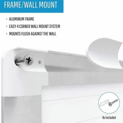 MasterVision® Planning Magnetic Dry-Erase Board With 1