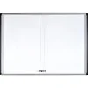 MasterVision® Platinum Pure Magnetic Dry-Erase Enclosed Whiteboard, 48" x 72", Aluminum Frame With Silver Finish