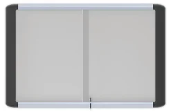 MasterVision® Platinum Pure Magnetic Dry-Erase Enclosed Whiteboard, 48" x 72", Aluminum Frame With Silver Finish