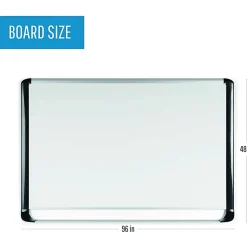 MasterVision® Porcelain Dry-Erase Whiteboard, 48
