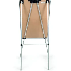 MasterVision Quadpod Presentation Easel - 28" (2.3 ft)x 40.5" (3.4 ft) - White Surface - Gray Aluminum Frame - Rectangle - Floor Standing, Tabletop