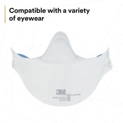 3M™ Aura N95 Particulate Respirators, 9205+, White, Pack Of 240 Respirators