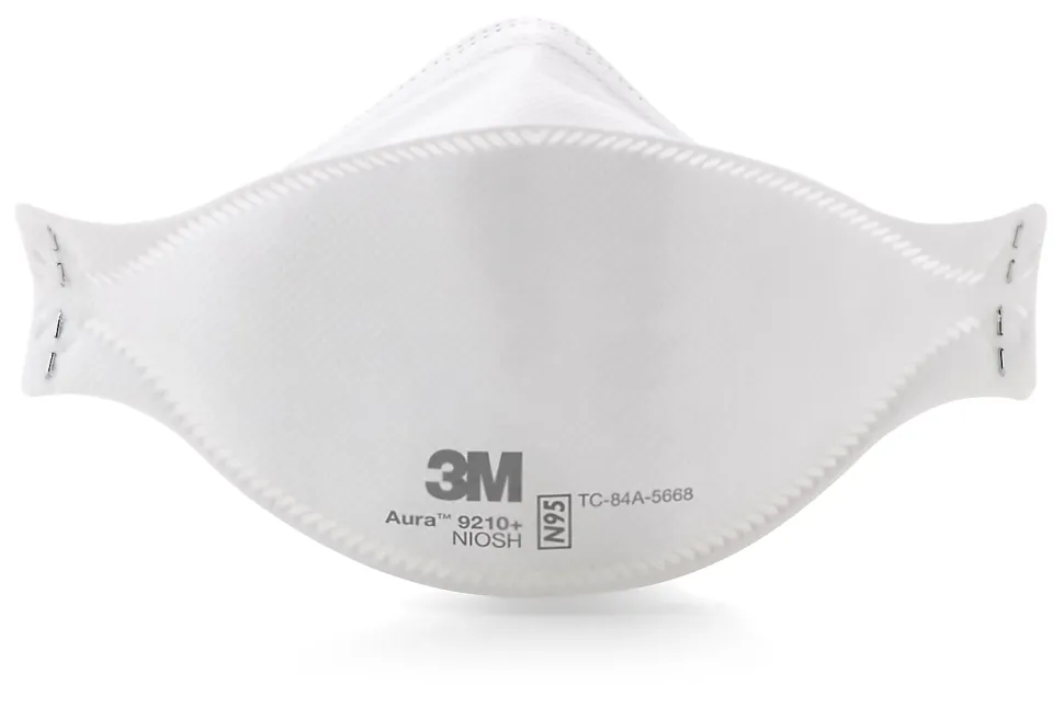 3M™ Aura N95 Particulate Respirators, 9205+, White, Pack Of 440 Respirators