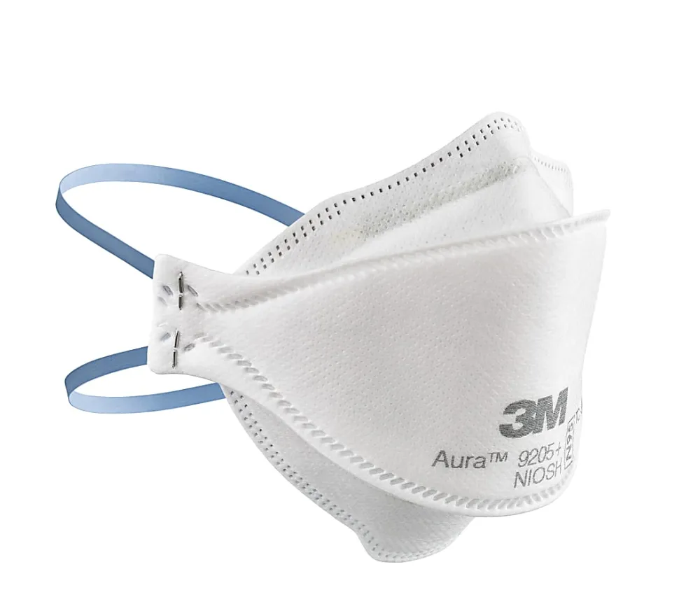 3M™ Aura N95 Particulate Respirators, 9205+, White, Pack Of 440 Respirators