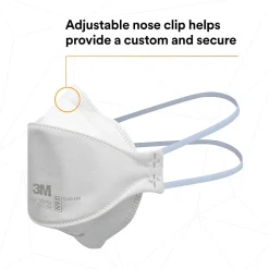 3M™ Aura N95 Particulate Respirators, 9205+, White, Pack Of 440 Respirators