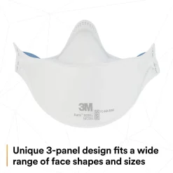 3M™ Aura N95 Particulate Respirators, 9205+, White, Pack Of 440 Respirators