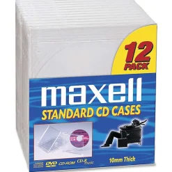 Maxell CD/DVD Jewel Cases CD-360