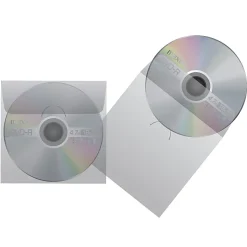 Maxell® CD/DVD Keepers, Clear, Pack Of 50