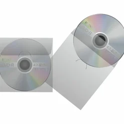 Maxell® CD/DVD Keepers, Clear, Pack Of 50