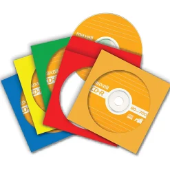 Maxell CD-401 Multi-Color CD & DVD Sleeve