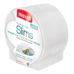 Maxell CD-356 Slim CD/DVD Jewel Case
