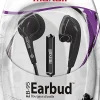 Maxell® EB-95 Earbuds With Microphone, Black