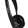 Maxell HP-100 Lightweight Stereo Headphone, Black