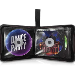 Maxell® Traditional 24-Disc CD & DVD Travel Case, Black, 190161