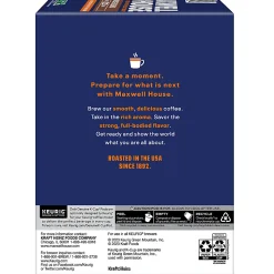 Maxwell House House Blend Coffee Keurig Single Serve K-Cup Pods, 24 Pods Per Pack, Case Of 4 Packs
