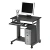 Mayline Eastwinds Empire Mobile PC Workstation, 29 3/4"H x 23 1/2"W x 29 3/4"D, Anthracite/Metallic Gray