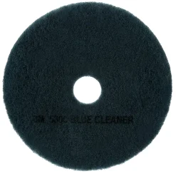 3M™ 5300 Blue Cleaner Floor Pads, 17" Diameter, Blue, Box Of 5