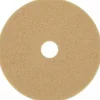 3M Burnish Pads, 19”, Tan, Case Of 5 Pads