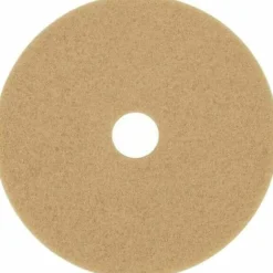 3M Burnish Pads, 19”, Tan, Case Of 5 Pads
