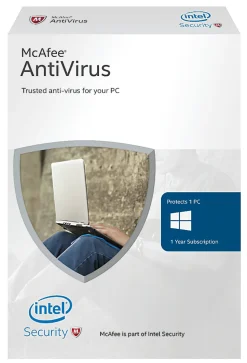 McAfee® Antivirus Basic 2016, For 1 PC, 1-Year Subscription, eCard