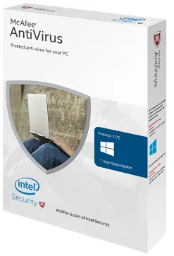 McAfee® Antivirus Basic 2016, For 1 PC, 1-Year Subscription, eCard