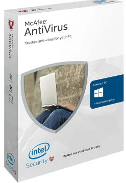 McAfee® Antivirus Basic 2016, For 1 PC, 1-Year Subscription, eCard