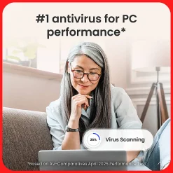 McAfee® AntiVirus Internet Security Software, For 1 Device, 1-Year Subscription with Auto-Renewal, For Windows®, Digital Download