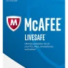 McAfee® LiveSafe™ AntiVirus Software, For PC, Apple® Mac®, iOS or Android, 5 Devices, 1-Year Subscription, eCard