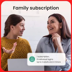 McAfee+ Premium Family Antivirus And Internet Security Software, Unlimited Devices, 1-Year Subscription, Auto-Renewal, Product Key, MPP41EODURPFM