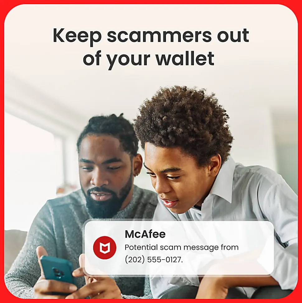 McAfee+ Premium Family Antivirus And Internet Security Software, Unlimited Devices, 1-Year Subscription, Auto-Renewal, Product Key, MPP41EODURPFM