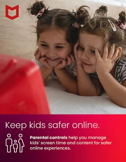 McAfee® Total Protection, For 10 Devices, Antivirus Security Software, 1-Year Subscription, Product Key