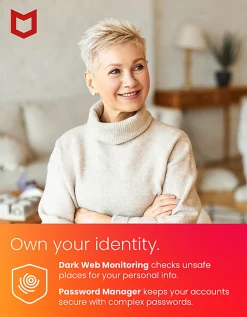 McAfee® Total Protection, For 5 Devices, Antivirus Security Software, 1-Year Subscription, Product Key