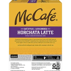 McCafe McCaf K Cup Horchata Latte Medium Roast K Cups, Box Of 20 K Cups