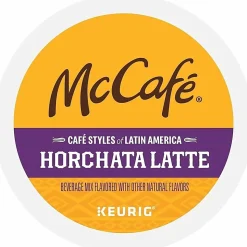 McCafe McCaf K Cup Horchata Latte Medium Roast K Cups, Box Of 20 K Cups