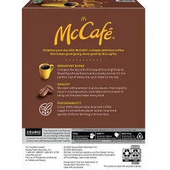 McCafe® Single-Serve Coffee K-Cup® Pods, Breakfast Blend, Carton Of 24