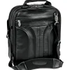 McKlein Lincoln Park Leather Convertible Computer Backpack, Black