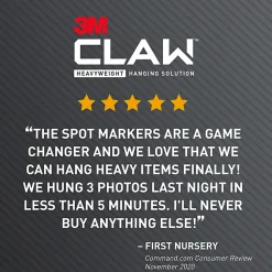 3M CLAW Drywall Picture Hanger, 3PHKITM10ES