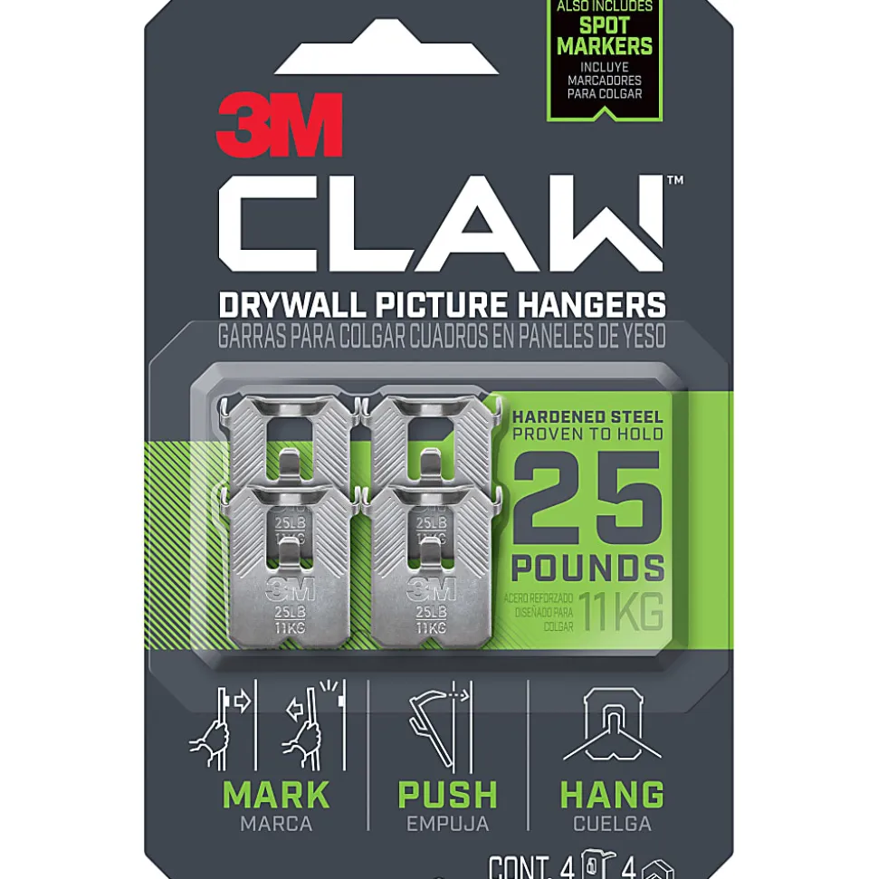 3M CLAW Drywall Picture Hanger, 3PH25M4ES